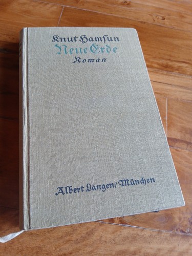 Knut hamsun neue erde - hamsun,