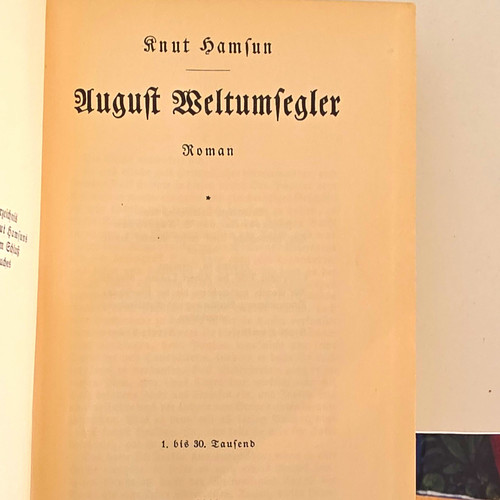Knut hamsun august - knut,