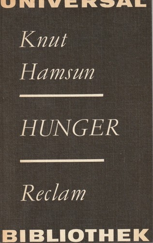Knut hamsun hunger - knut, reclam