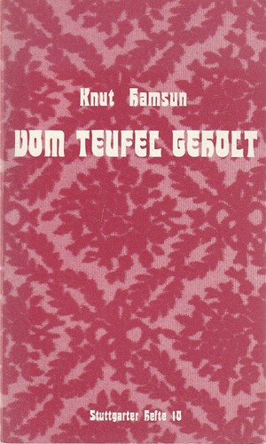 Programmheft knut hamsun vom - programmheft,