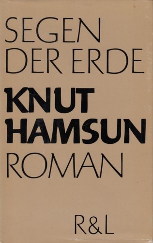 Buch segen der erde - erde,, hamsun