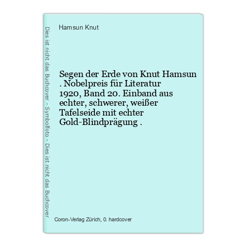 Segen der erde von knut - segen,