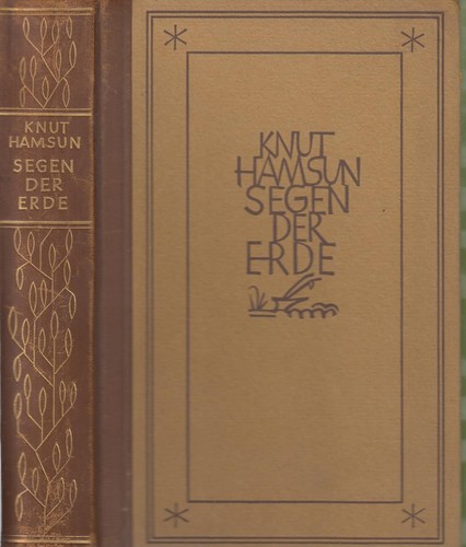 Buch segen der erde - erde,, hamsun