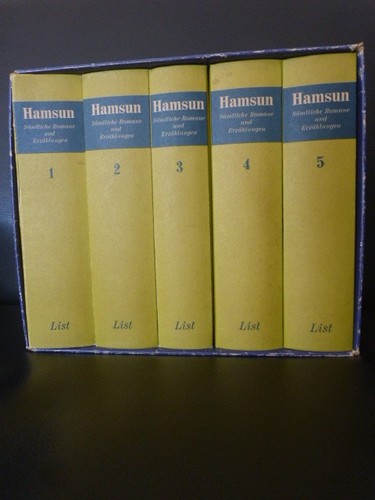 Knut hamsun sämtliche romane - hamsun,