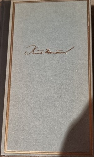Knut hamsun samtliche romane - knut,