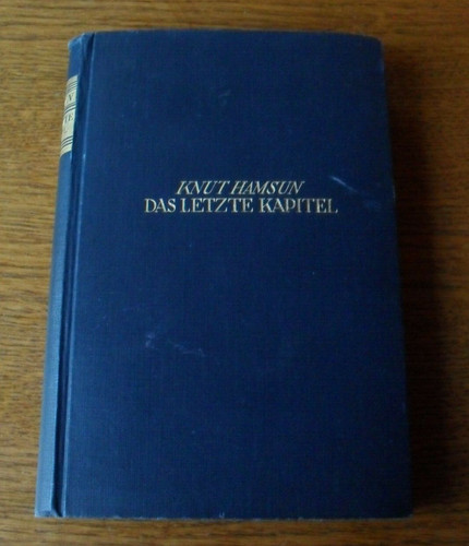 Knut hamsun das letzte - knut,