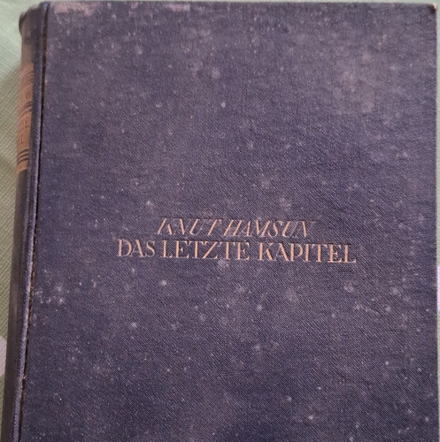 Knut hamsun das letzte - hamsun,,